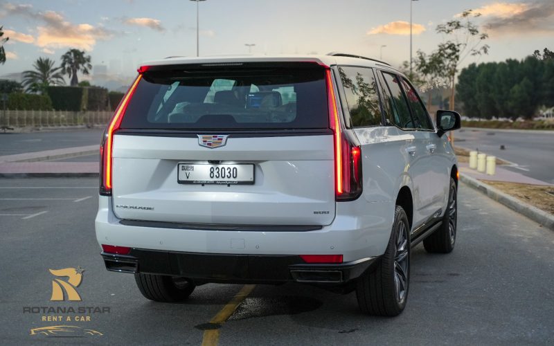 Cadillac Escalade White 2