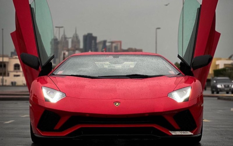 Lamborghini Aventador Red 13