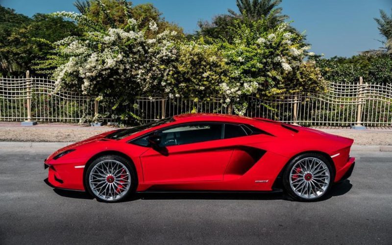 Lamborghini Aventador Red 7